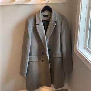 Zara Grey winter Jacket size L